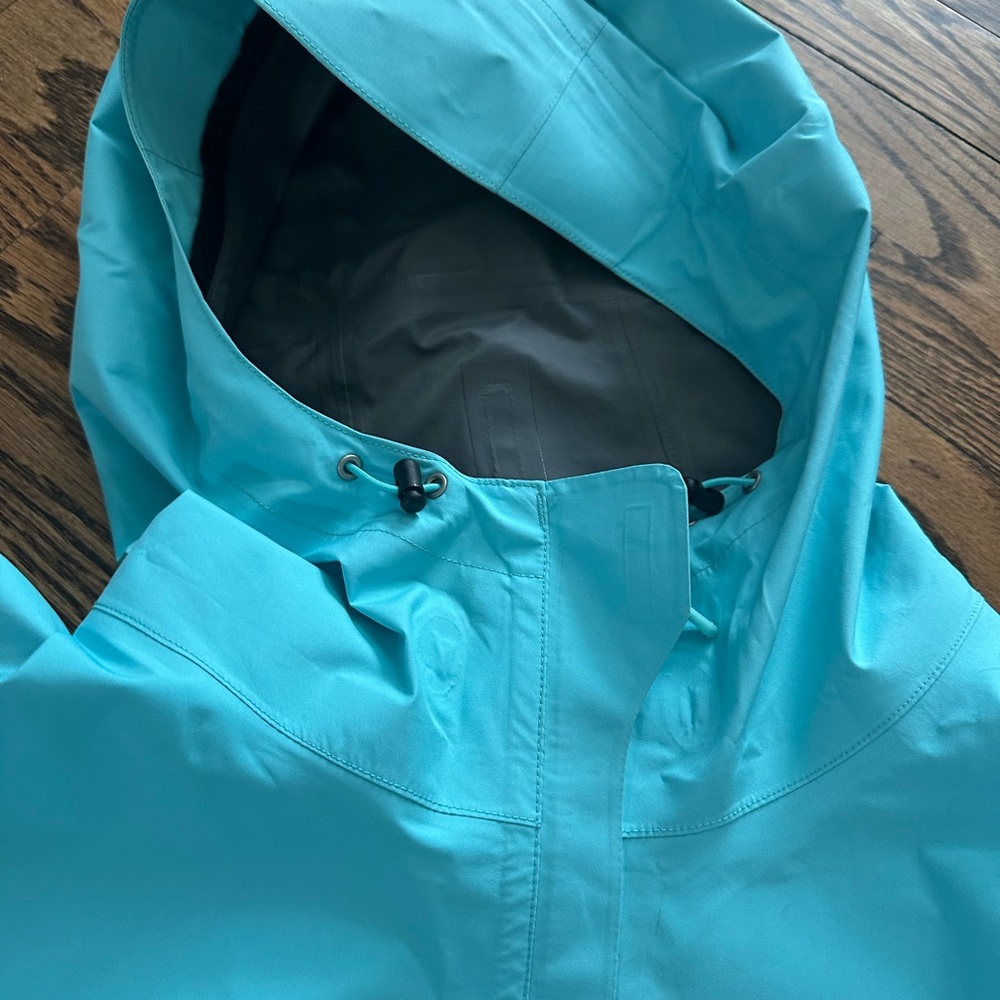 Marmot Waypoint Teal Women’s Waterproof  Rain Jacket with Gore Tex size XL - Picture 3 of 7